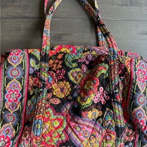 Vera Bradley Colorful Floral Quilted Tote